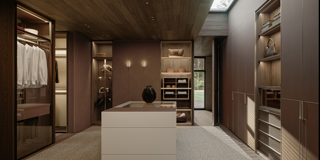 Molteni&C Parallel Walk-In Wardrobe System