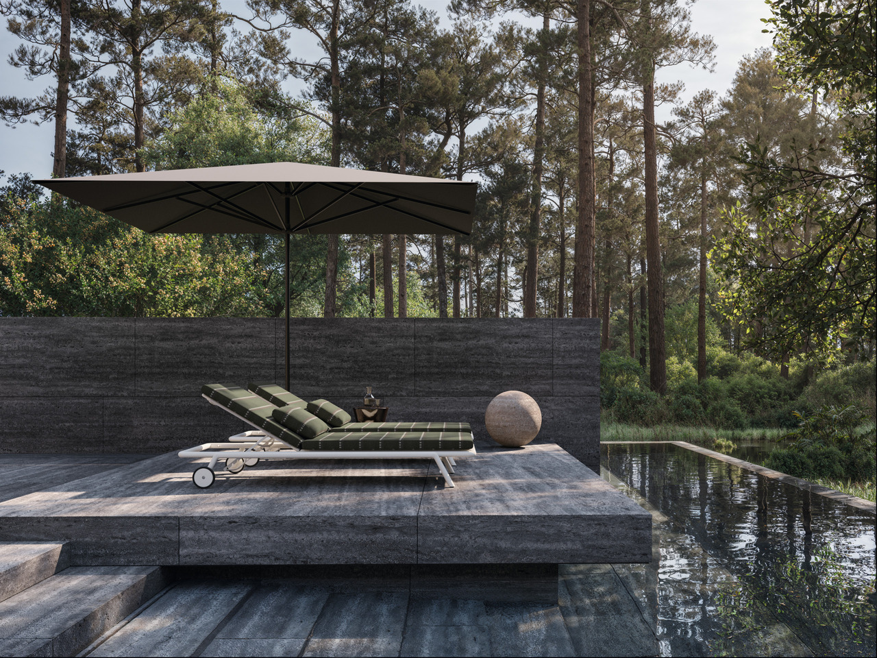 Molteni&C Soleva Chaise Lounge