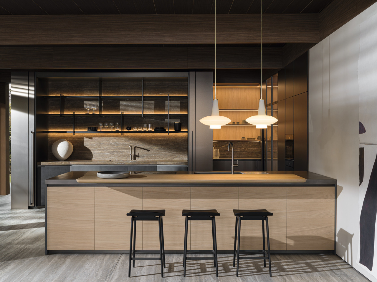 Molteni&C Woody Bar Stool, view 2