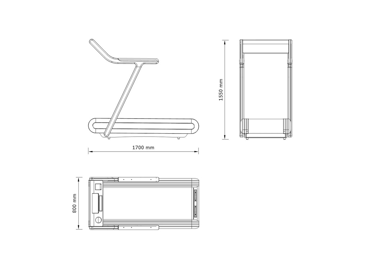 ALESSIA™ Motorized Treadmill, view 5