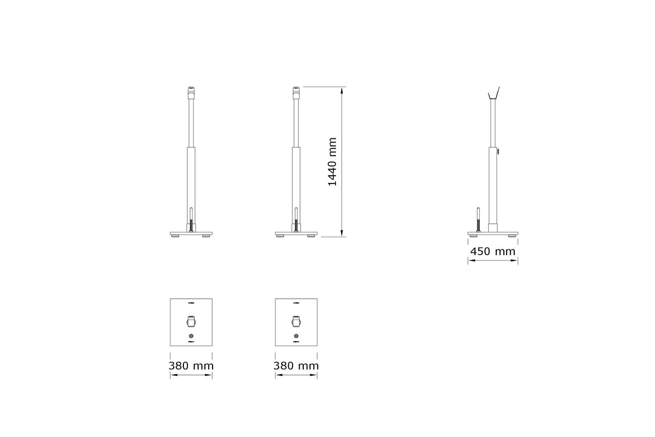 BYSTRA™ Bench Press Rack for Barbell Bench, view 3