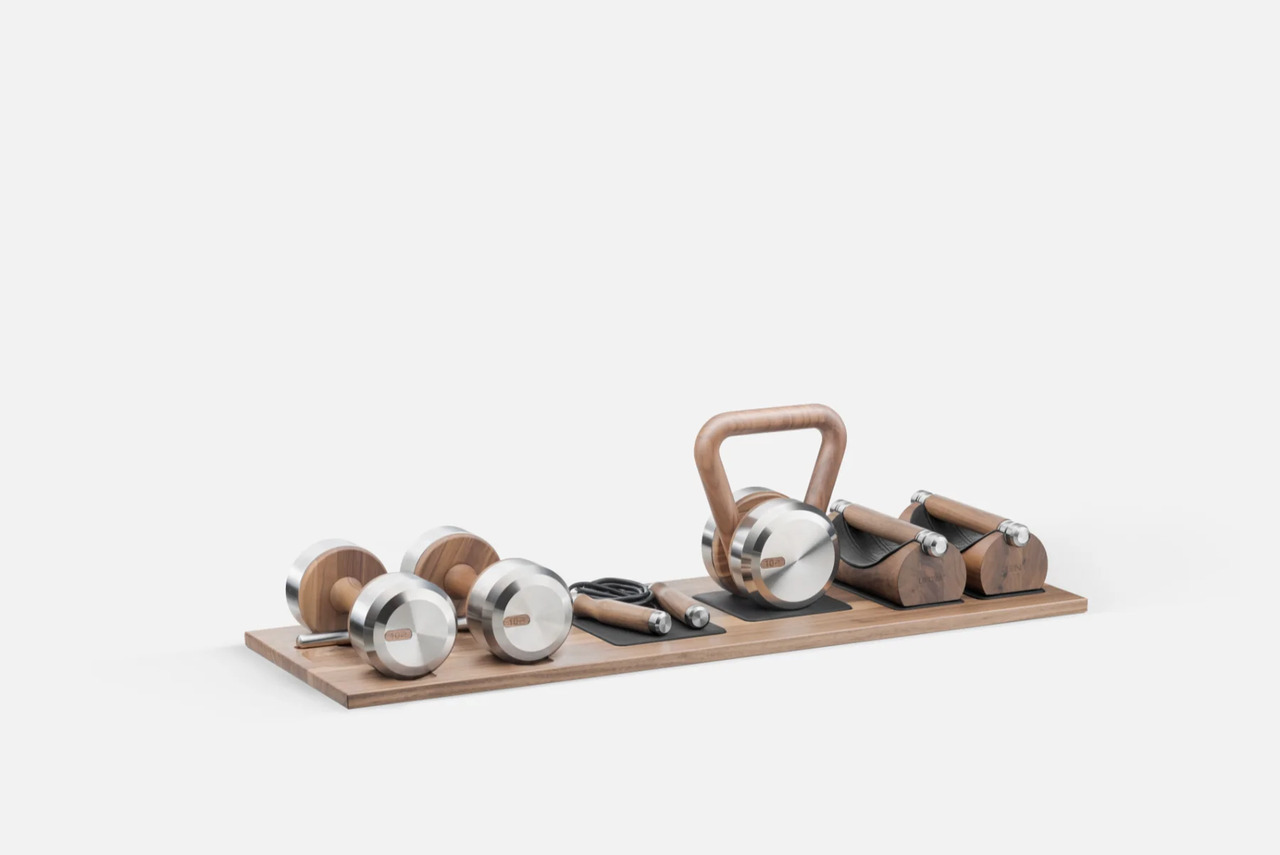 DEHA™ Compact Fitness Set on a Wooden Stand, view 2