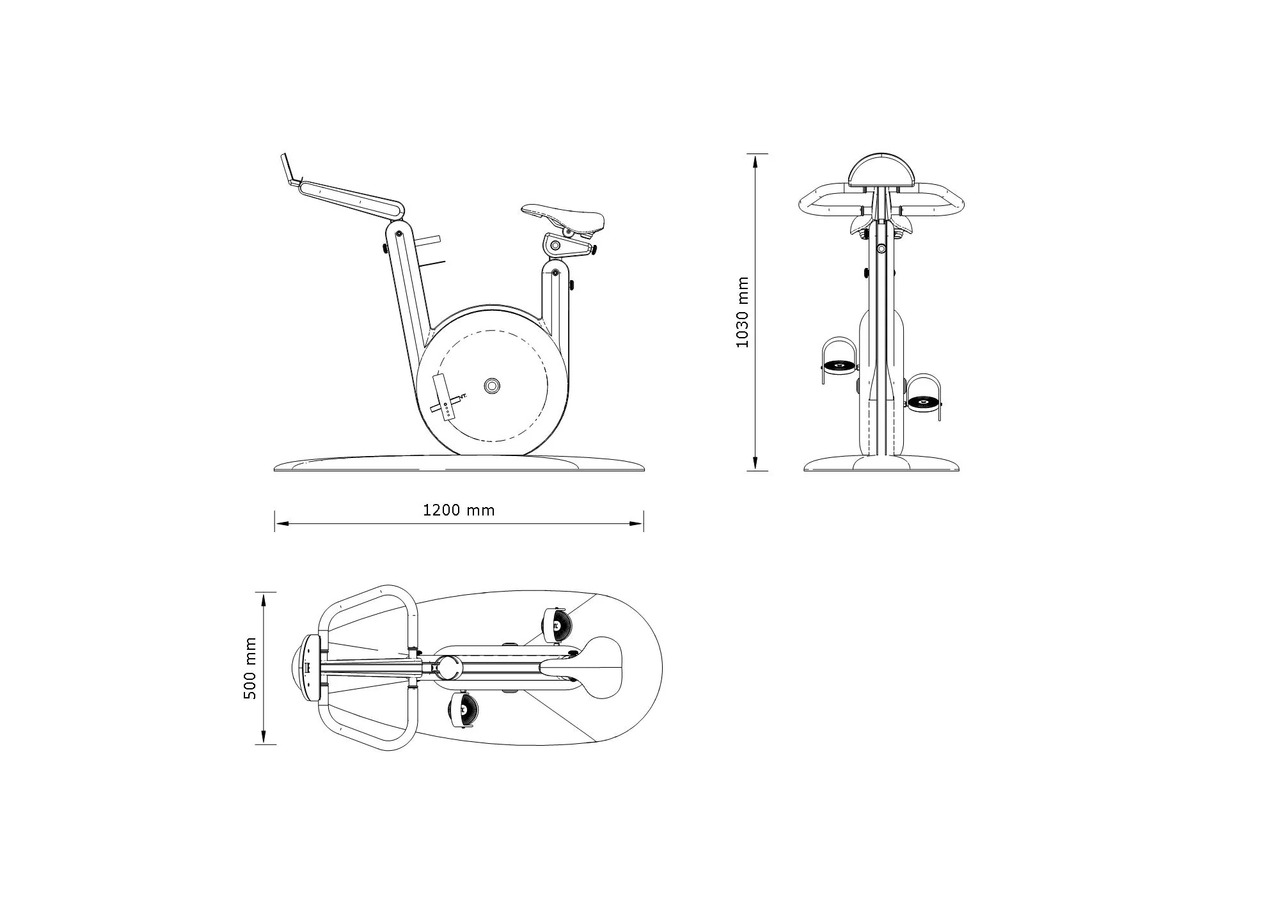 HANIA™ Exercise Bike, view 4