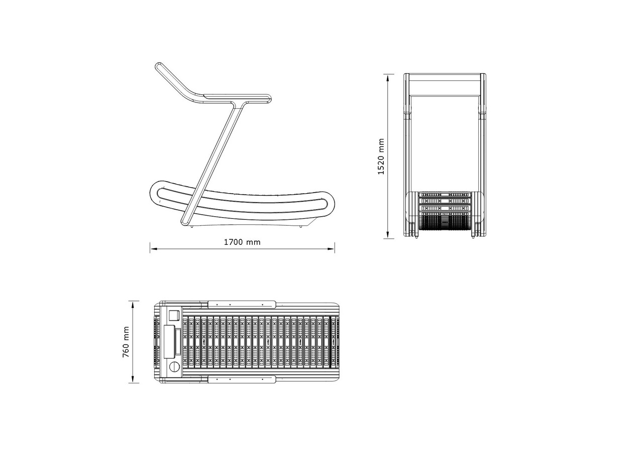 IRENA™ Premium Manual Curved Treadmill, view 3