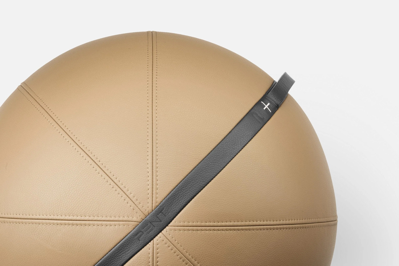 MESNA™ Premium Leather Fitness Ball, view 2