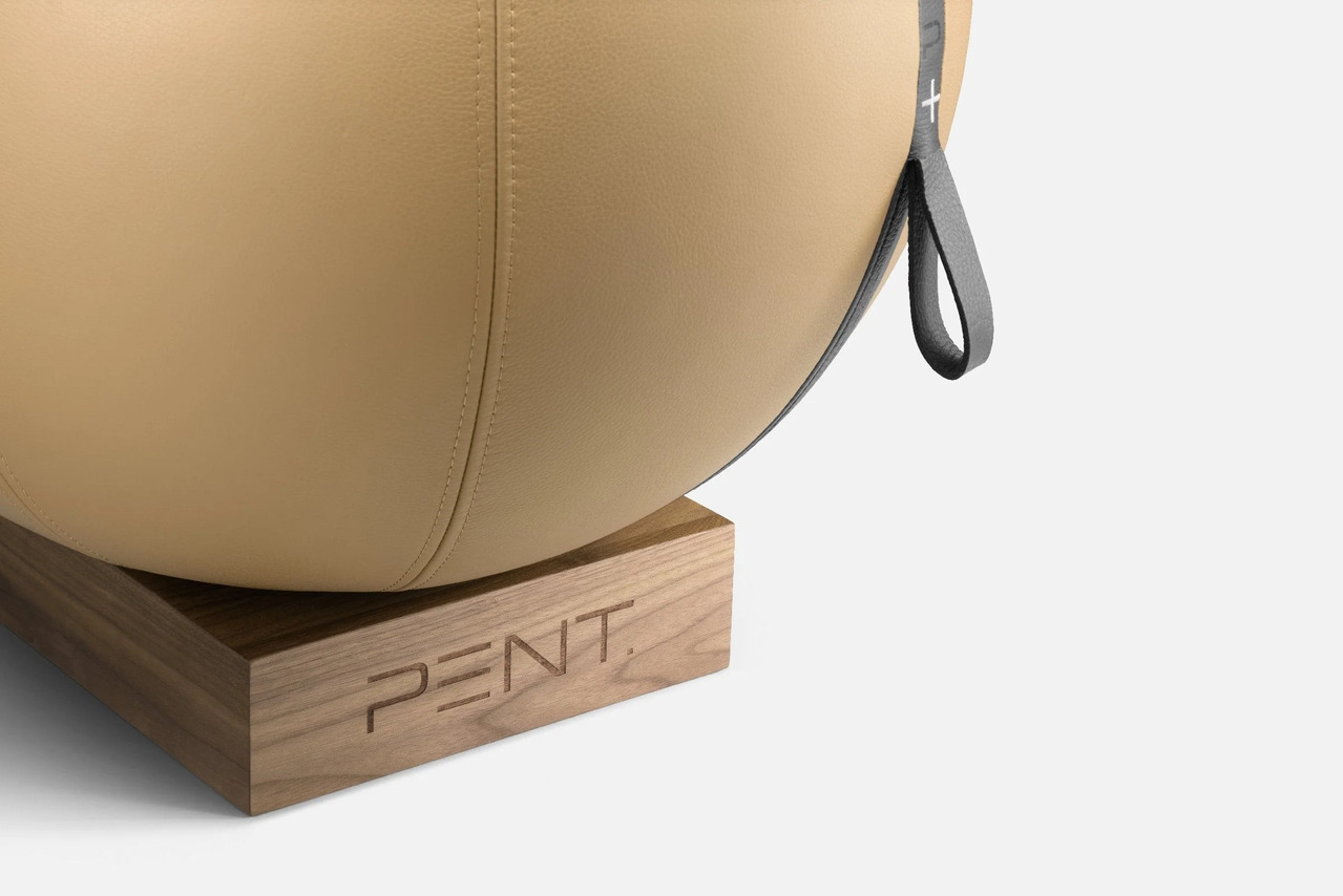 MESNA™ Premium Leather Fitness Ball, view 3