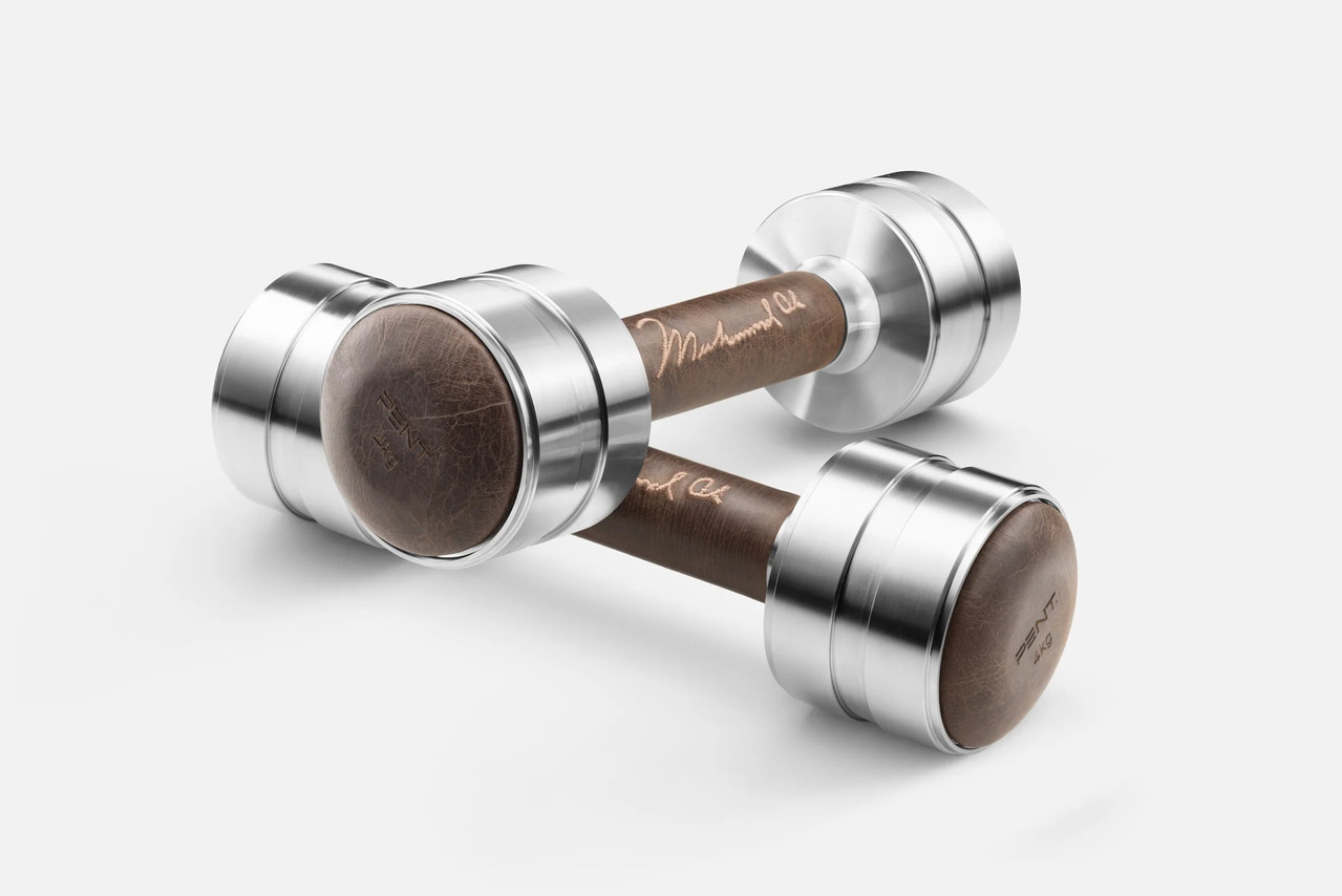 PENT. x Muhammad Ali: Luxury Dumbbells, view 2