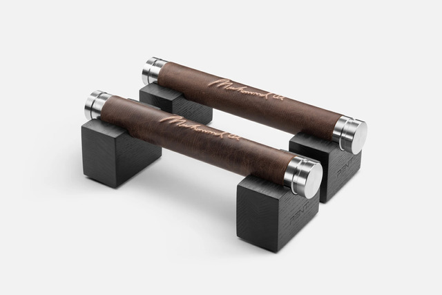 PENT. x Muhammad Ali: Vintage Brown Push-Up Bars