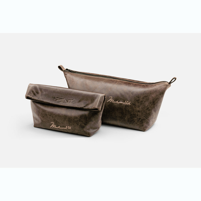 PENT. x Muhammad Ali Full-Grain Leather Pouch