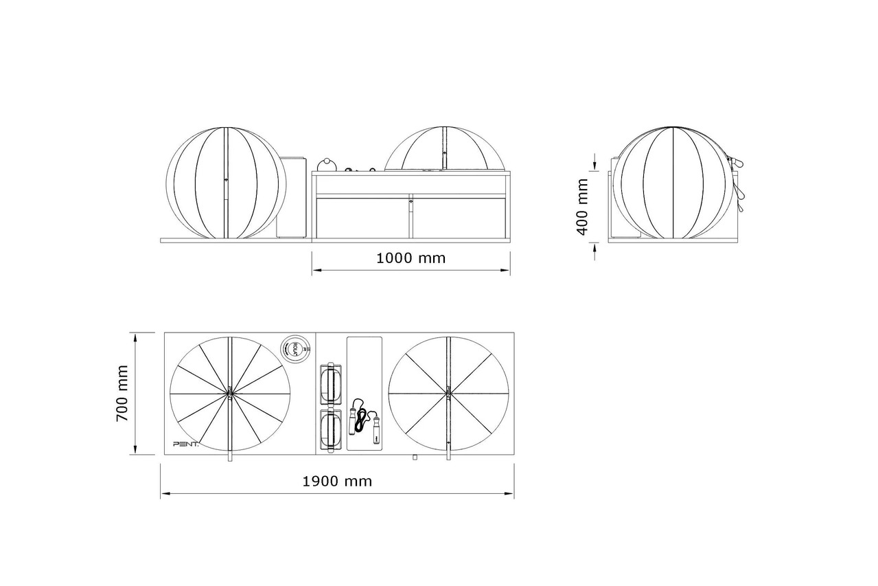 PENT. RACKA™ Fitness Equipment Set, view 4