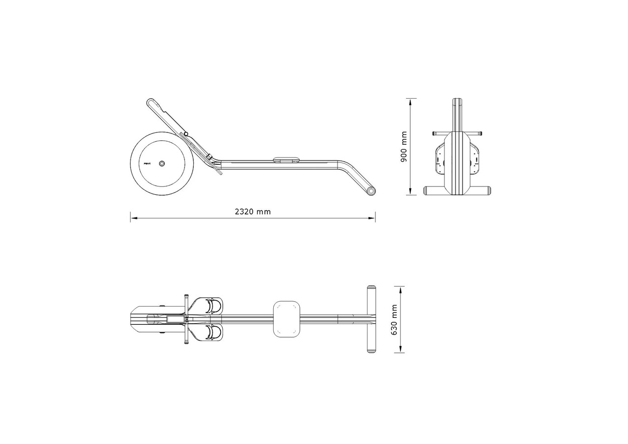 VARTA™ Magnetic Rowing Ergometer, view 3
