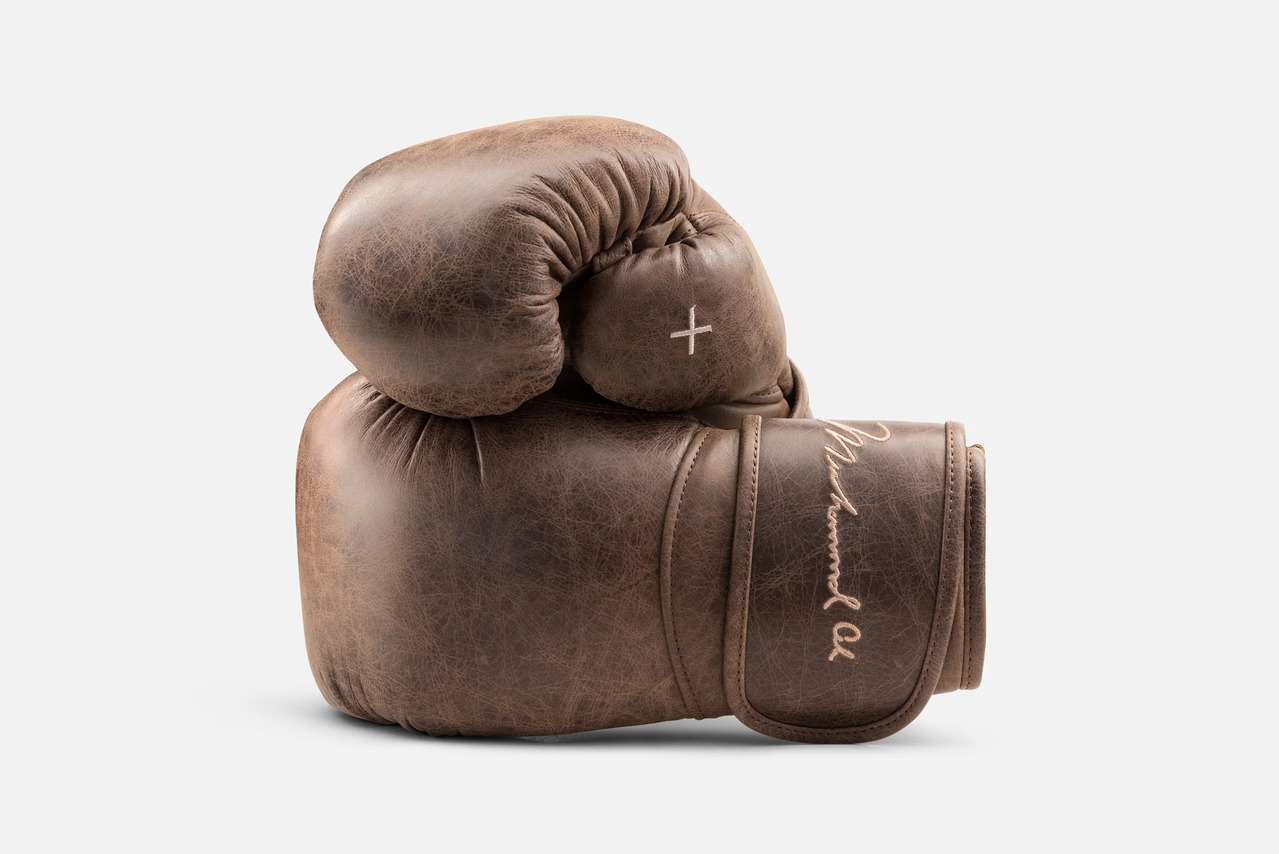 PENT. x Muhammad Ali, Vintage Brown Boxing Gloves, view 2