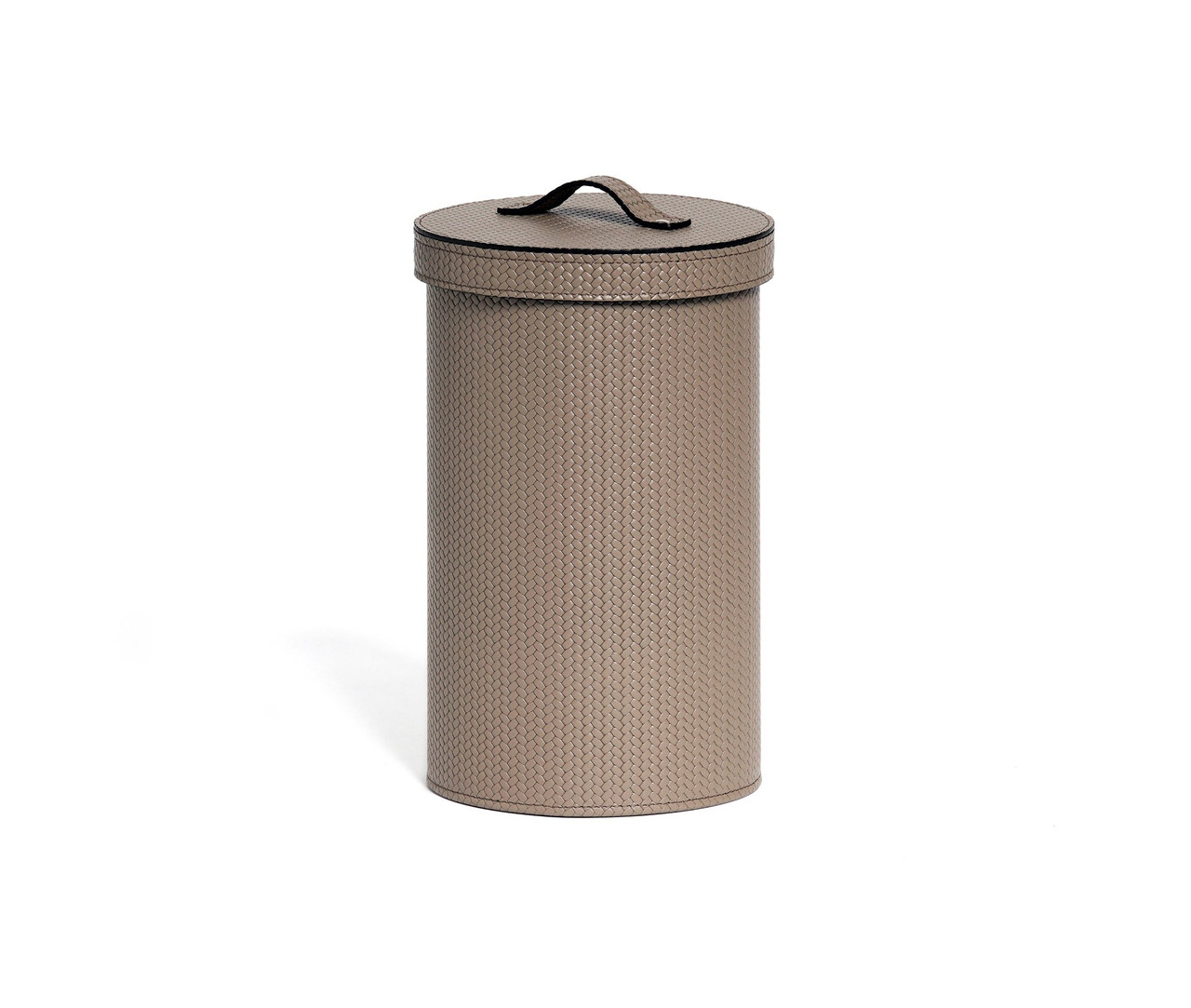 Round Wastepaper Bin with Lid, view 2