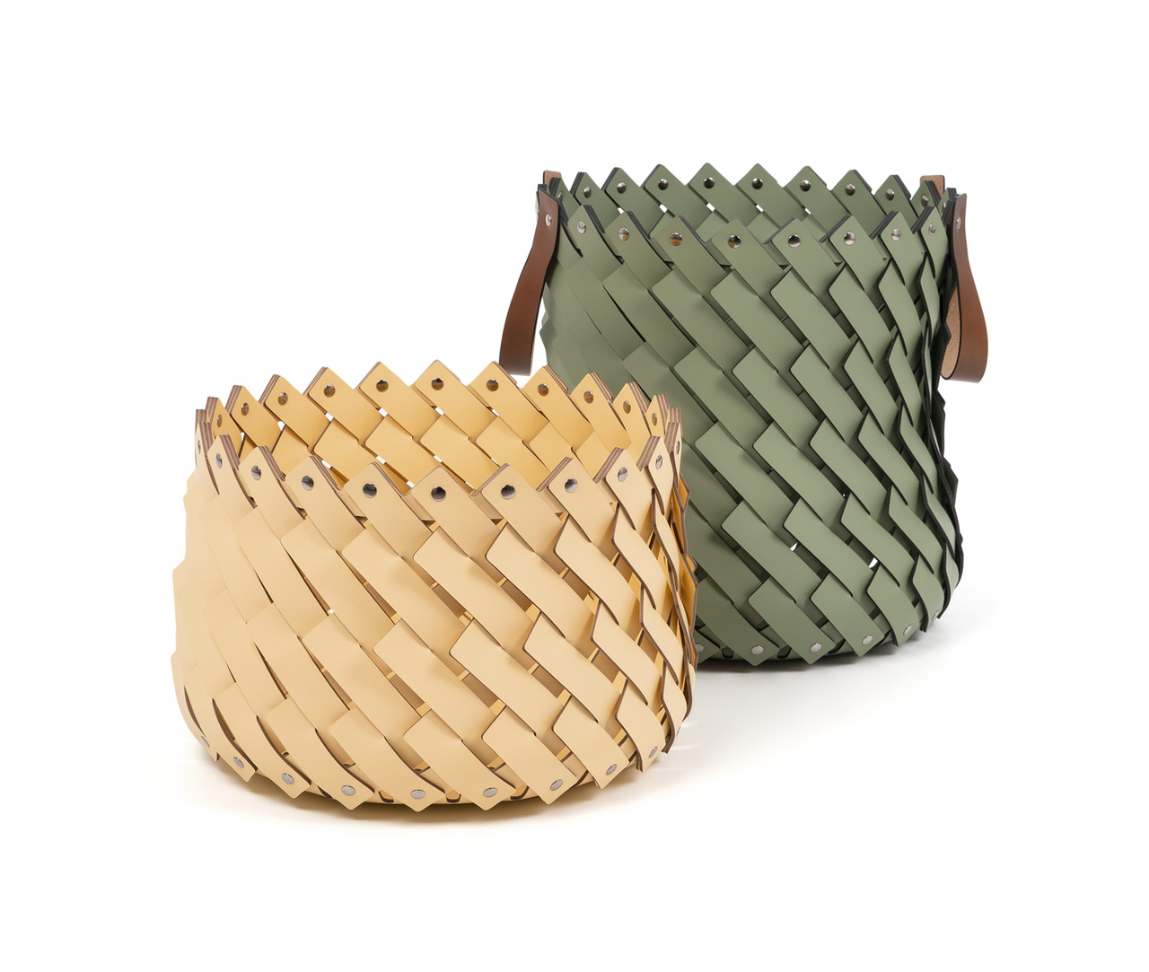 Almeria M Basket with Handles, view 5
