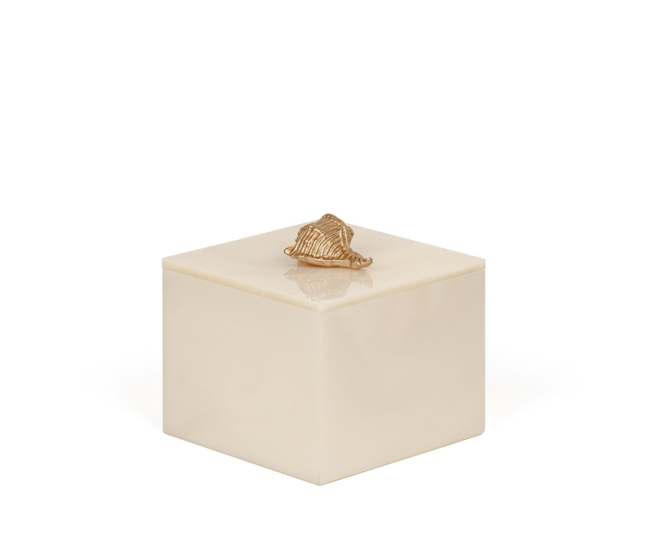 Square Bea Cotton Pad Container, view 2