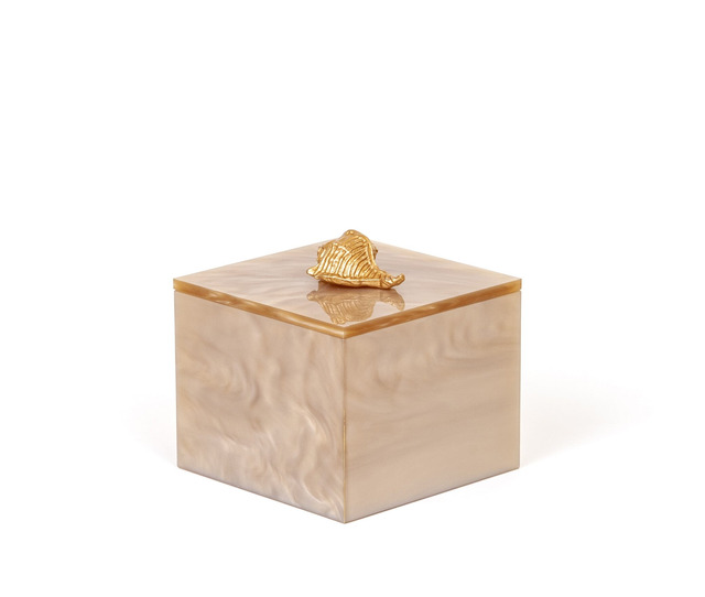Square Bea Cotton Pad Container