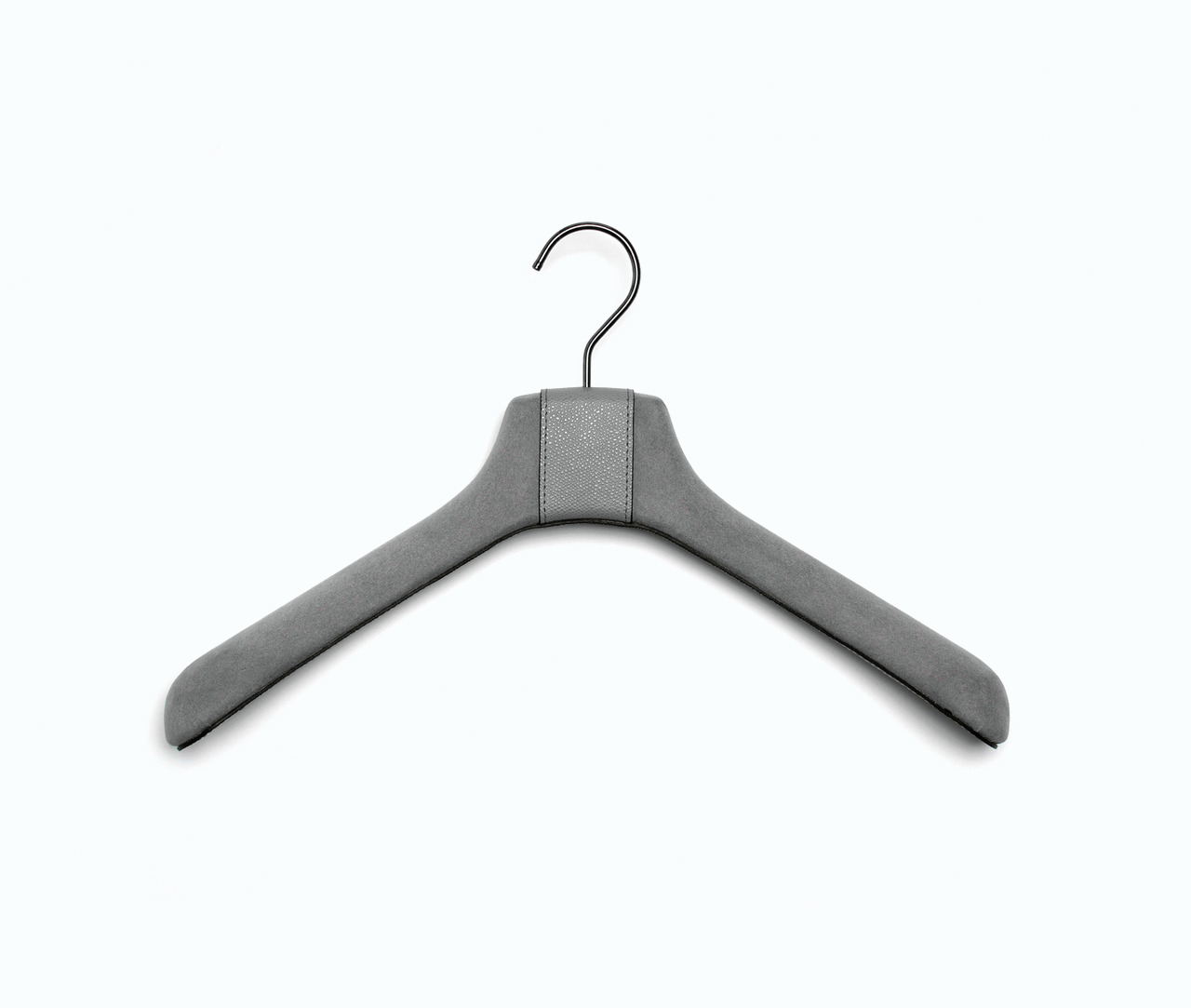 Suede-Coated Clothes Hanger by Pinetti