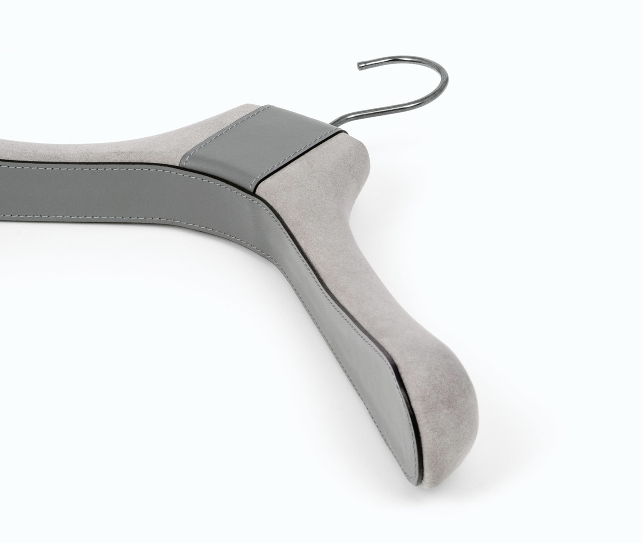 Suede-Coated Clothes Hanger by Pinetti, view 2