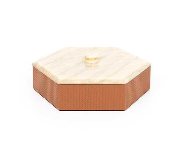 Kelly Round Hexagonal Box