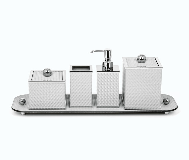 Olimpia Square Bathroom Set by Pinetti