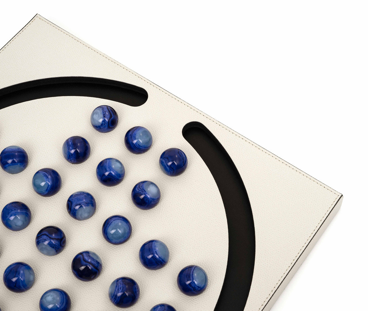 Peg Solitaire Board Game with Blue Pegs, view 5