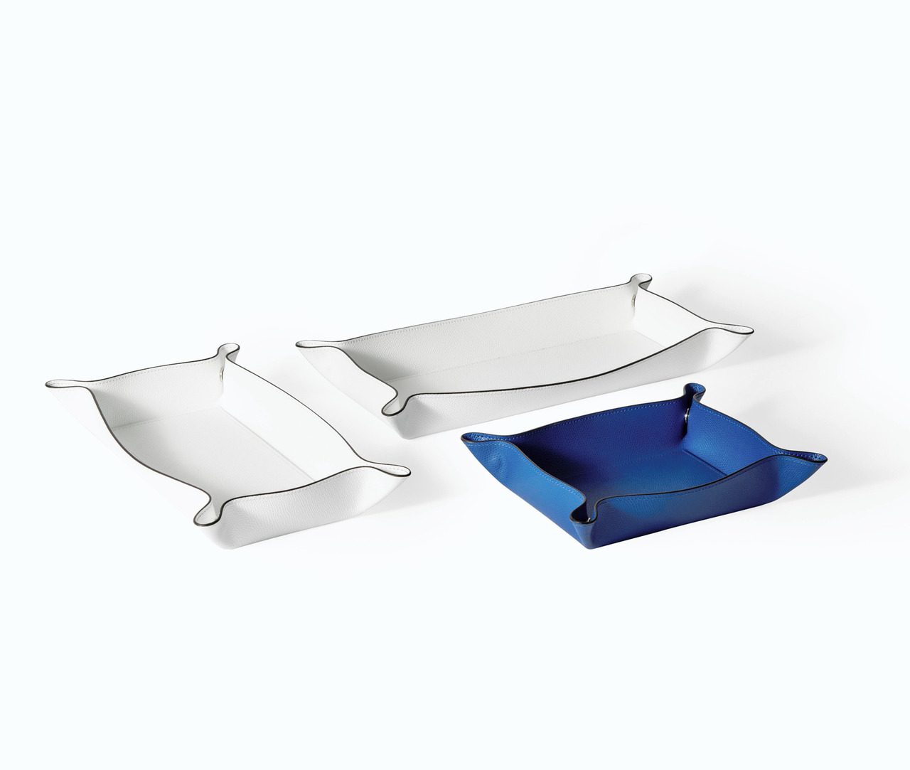 Rectangular Leather Trinket Tray, view 2