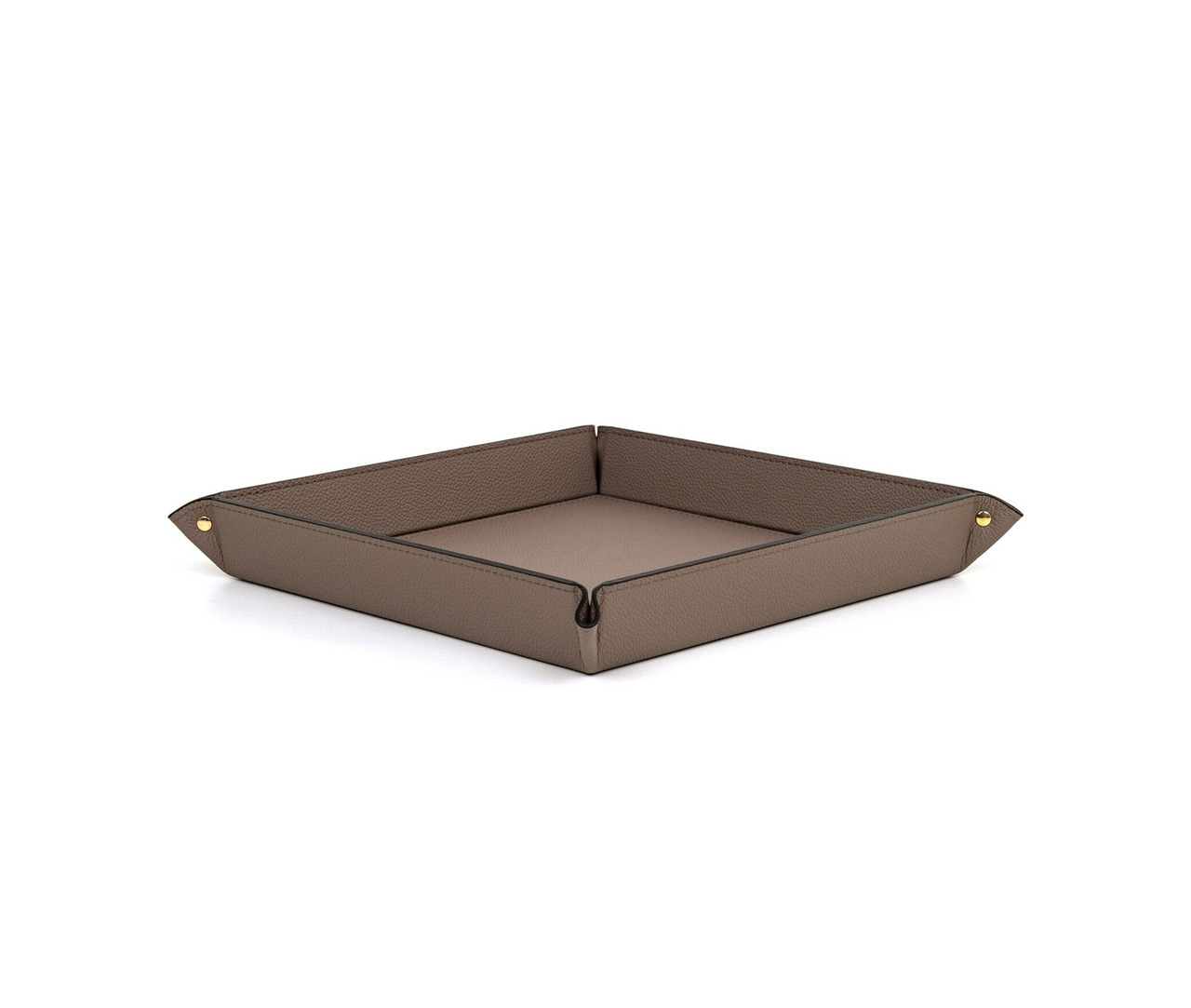 Square Leather Tray for Small Items