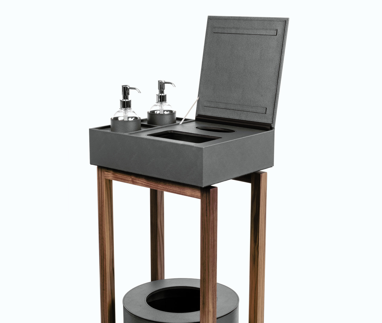 Igea Sanitizer Stand with Storage Box, view 3