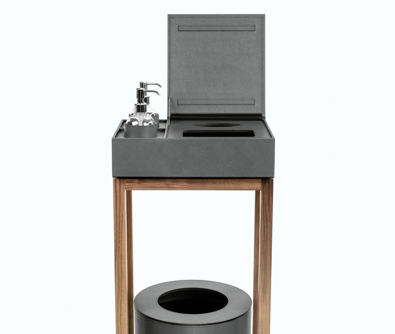 Igea Sanitizer Stand with Storage Box, view 4