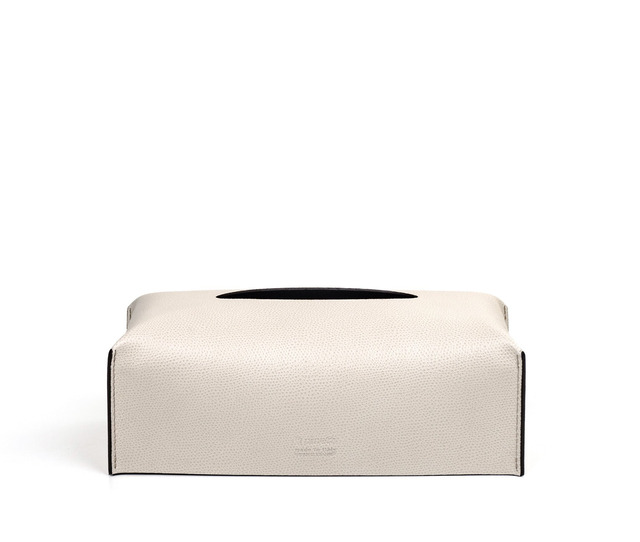 Soft Rectangular Leather Tissue Box