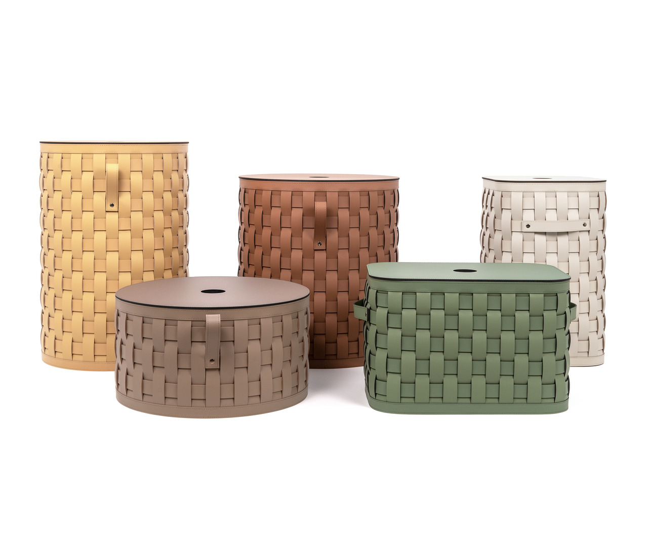 Demetra S Round Basket by Pinetti, view 3