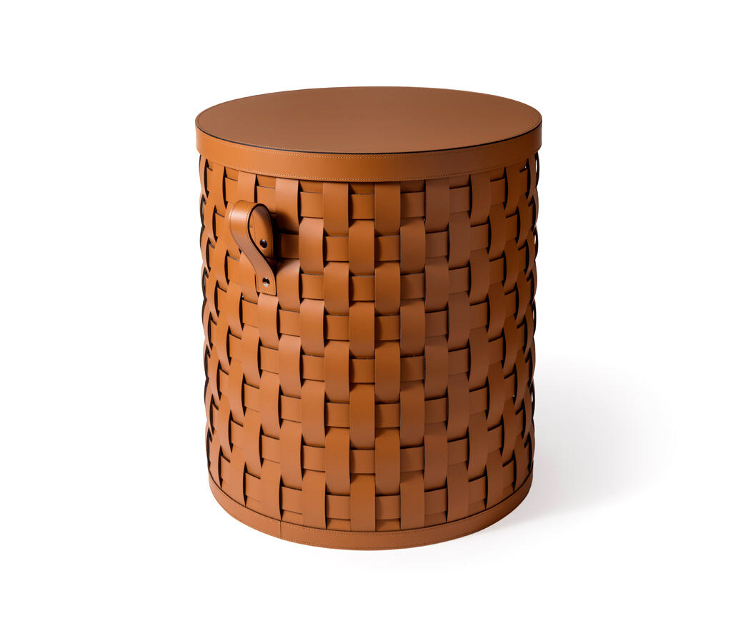 Demetra S Round Basket by Pinetti