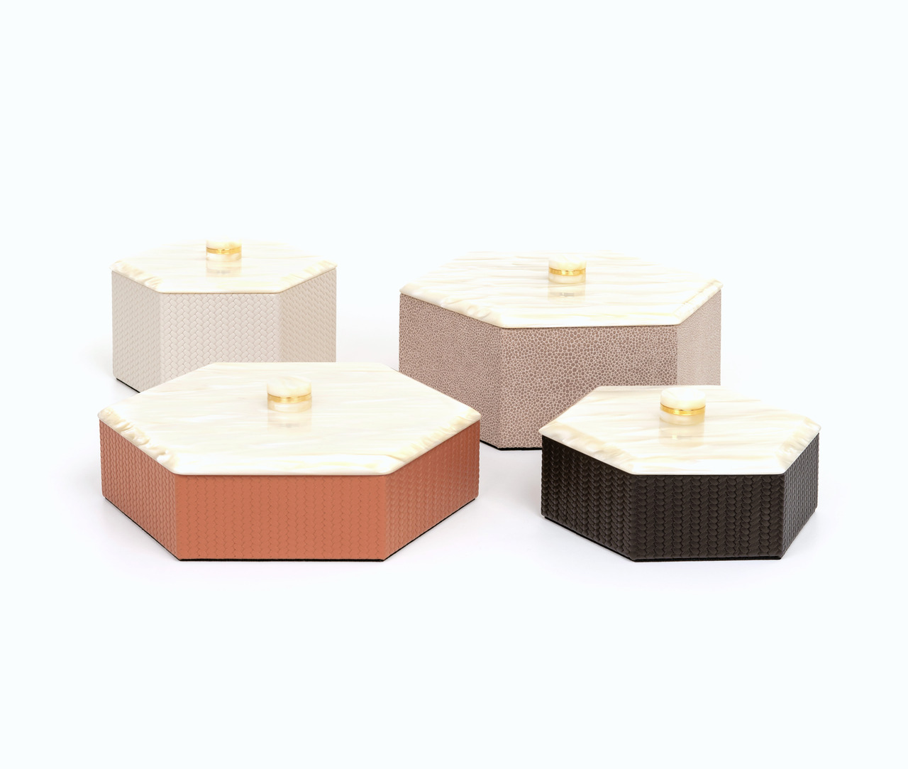 Kelly Round Hexagonal Box, view 5