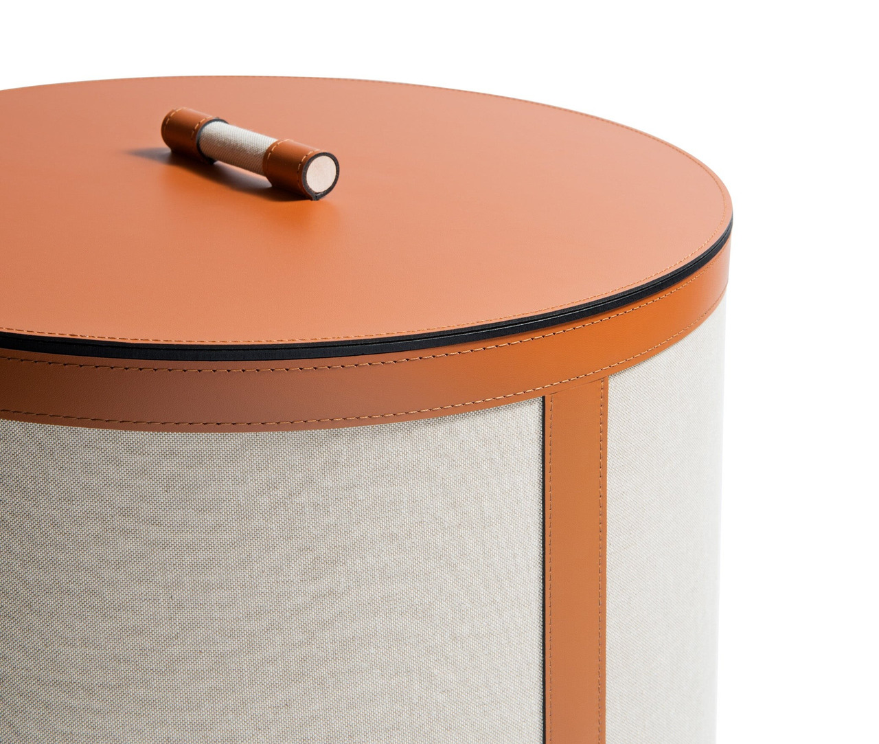 Penelope Tall Round Laundry Basket, view 2