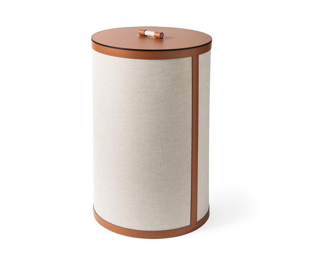 Penelope Tall Round Laundry Basket