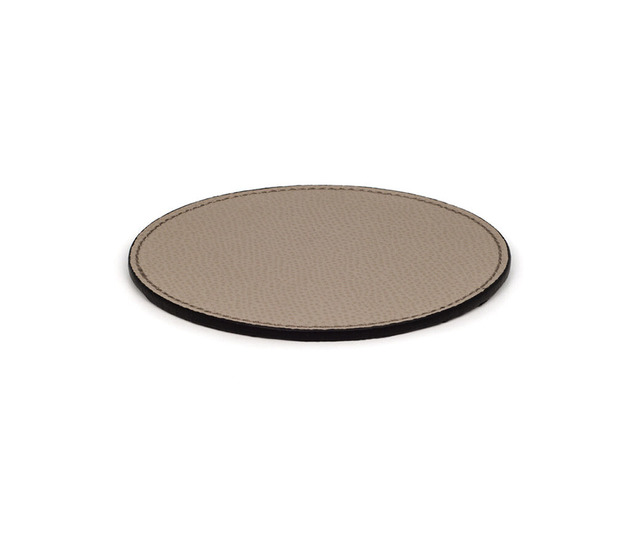 Round Leather Coaster
