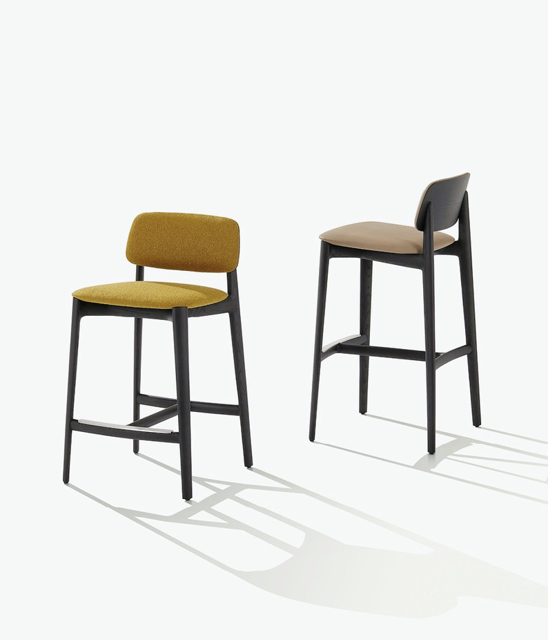Curve Bar Stools by Emmanuel Gallina, view 2