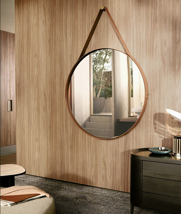 Drop Round Mirror, view 2