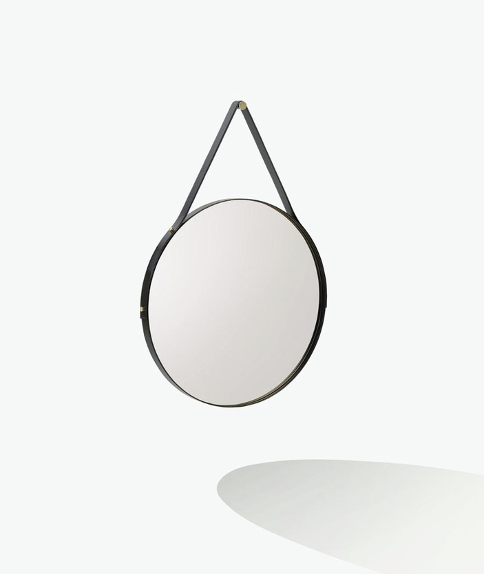 Drop Round Mirror, view 3