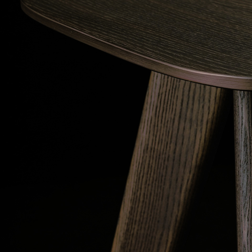 Ics Wooden Stool, view 2