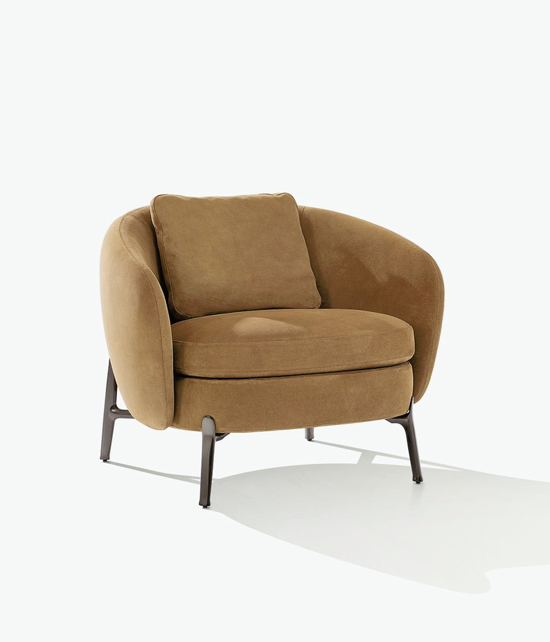 Orbis Armchair by Poliform, view 3