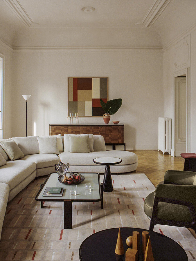 Duo Coffee Table by Poltrona Frau, view 4