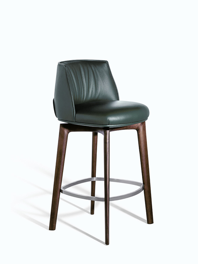Archibald Bar Stool by Poltrona Frau, view 3