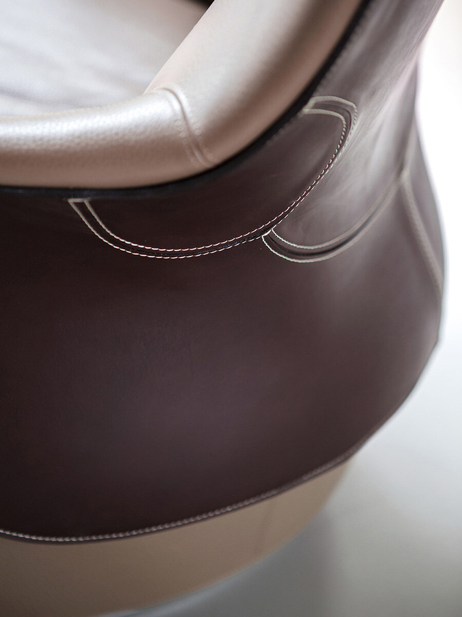 Assaya Armchair by Poltrona Frau, view 4