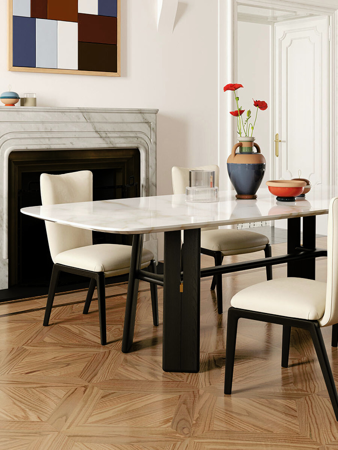 Duo Dining Table by Ceccotti Collezioni, view 4