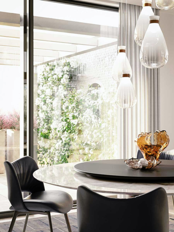 Soffi Blown Glass Lamps by Poltrona Frau, view 7