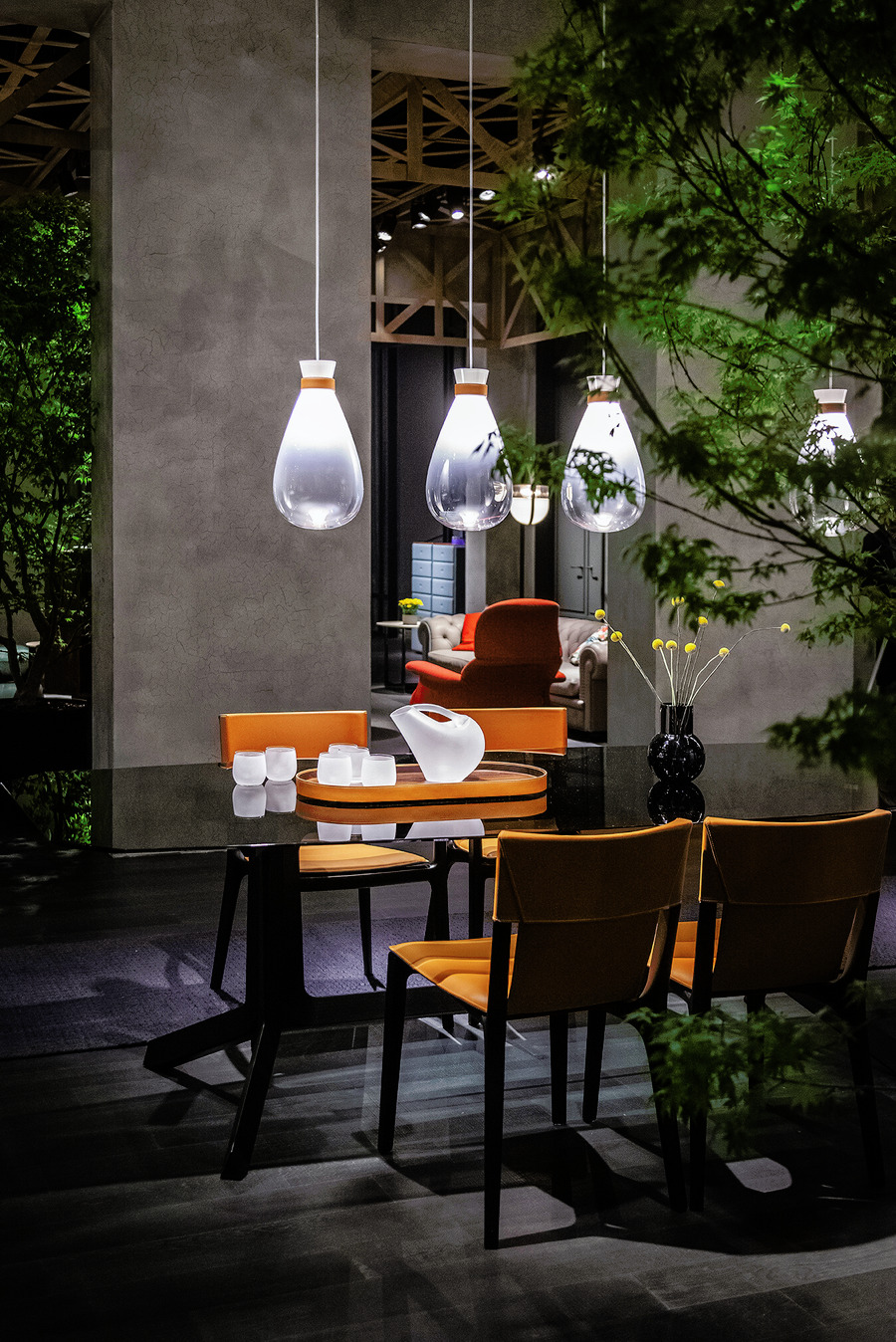 Soffi Lamps by Poltrona Frau, view 5
