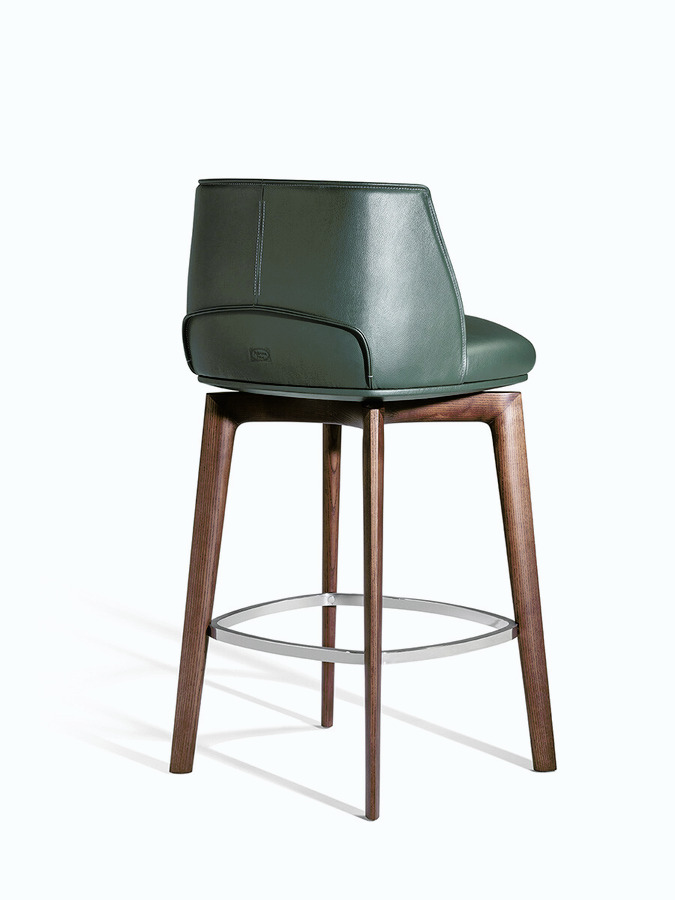 Archibald Bar Stool by Poltrona Frau, view 4