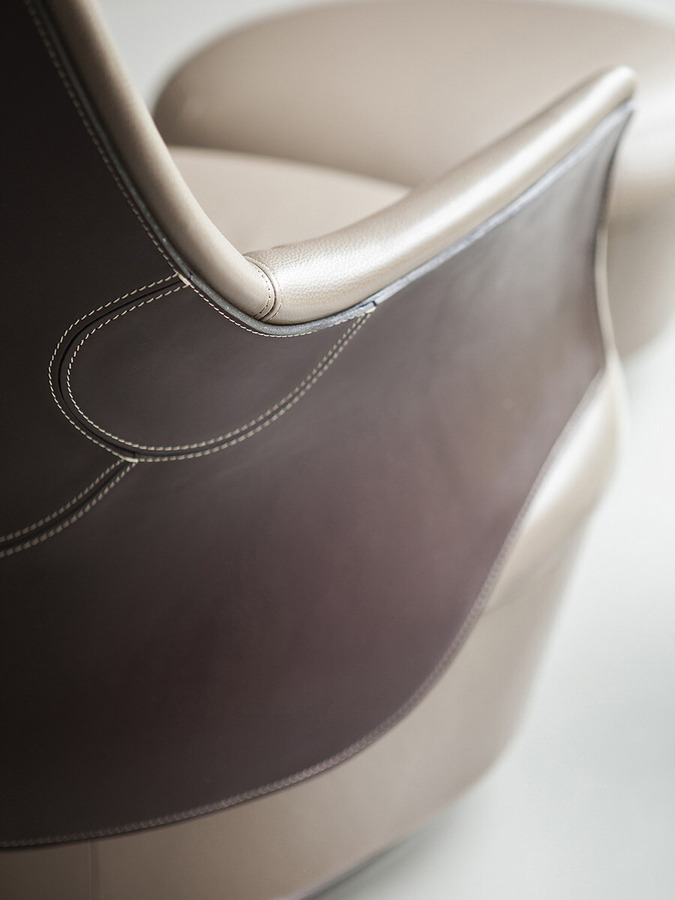 Assaya Armchair by Poltrona Frau, view 6