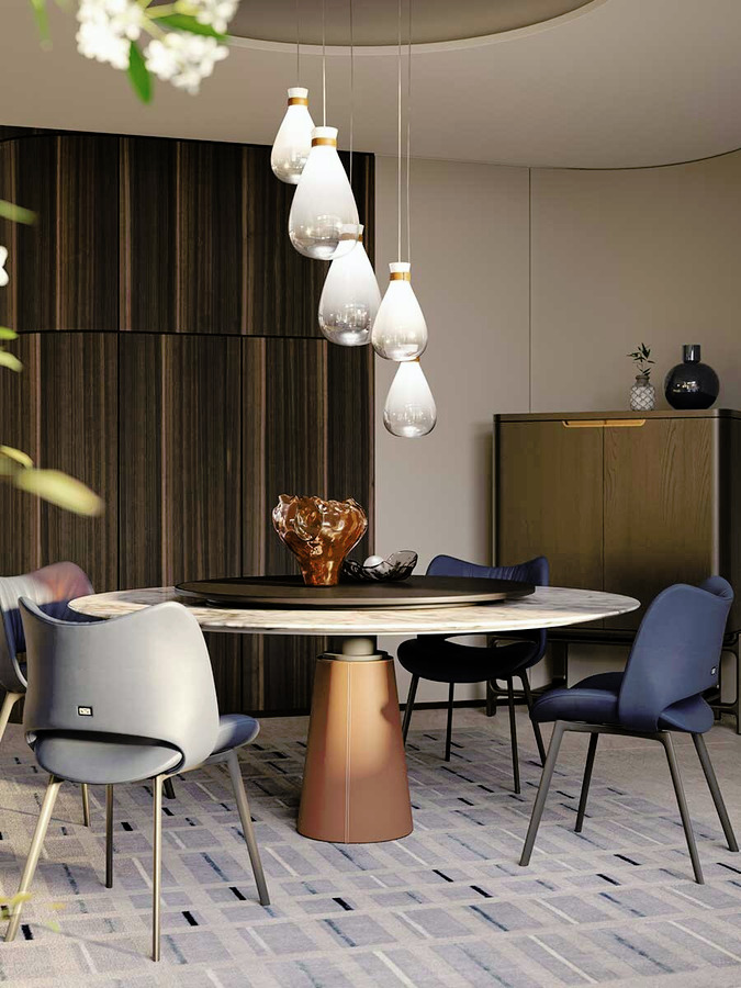 Mesa Due table by Poltrona Frau, view 5